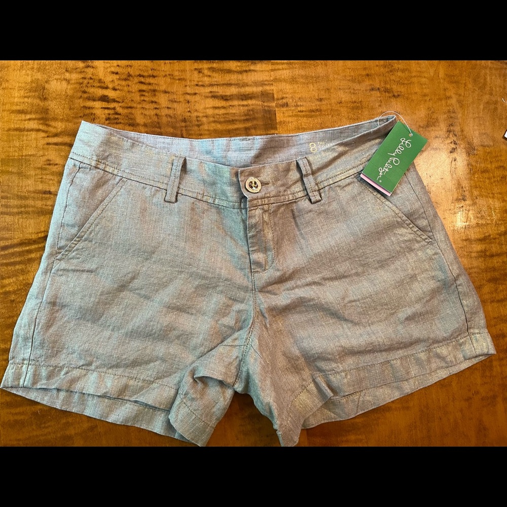 Lilly Pulitzer Callahan Shorts Golden Bronze 8